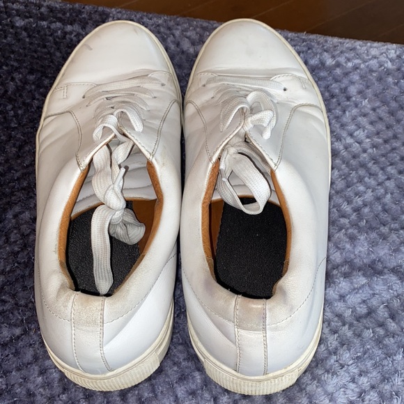 Mr. B’s Fashion for Aldo’s White Leather Sneakers - Picture 6 of 7